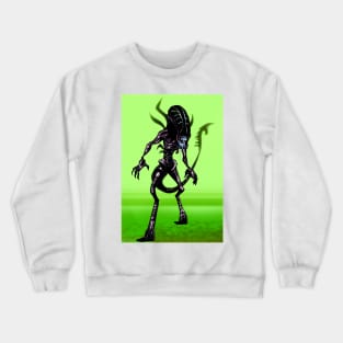 Drooling Alien Crewneck Sweatshirt
